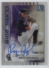 2018 Bowman Draft Class of 2018 Auto /250 Ryan Rolison #C18A-RR Auto 0r4