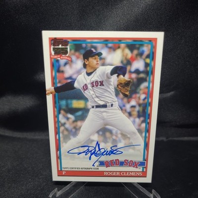 2026 Topps Series 1 Roger Clemens 1991 On Card Auto Boston Redsox