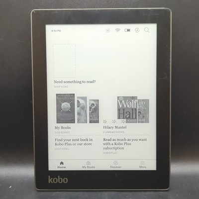 Kobo Aura Black N514 Model 4GB Wifi 6'' Digital Book E-Reader - Tested