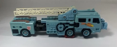 Vintage 1986 Hasbro Transformers G1 Hot Spot Protectobot Blue Fire Truck