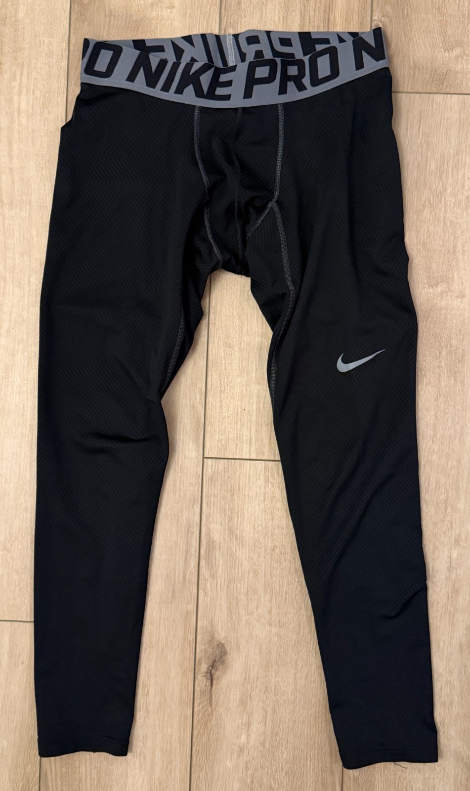 Nike Pro Hyperwarm Lite Black Compression Base La… - image 1