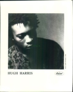 Press Photo: HUGH HARRIS 8x10 B&W 1989