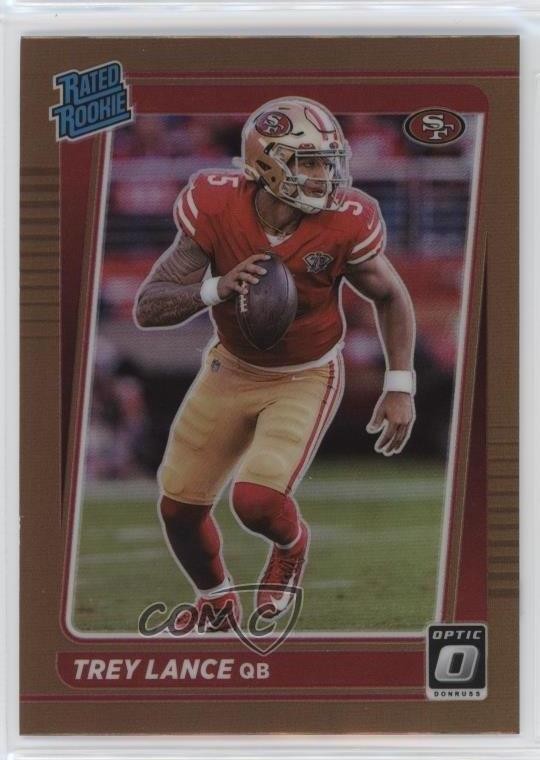 2021 Panini Donruss Optic Rated Bronze Prizm Trey Lance #203 Rookie RC 0w9z