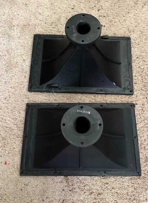 par de 2 JBL 2385a 60x40 bocina birdial delantera plana 2" garganta para 2441 2445 2450 e Foto 3 de 4