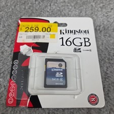 Kingston 16 GB SDHC Class 4 Card Open Package