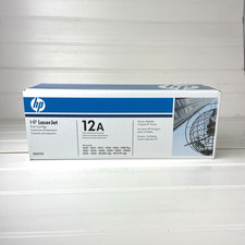 HP 12A Black LaserJet Toner Cartridge Q2612A OEM Genuine Authentic - Sealed
