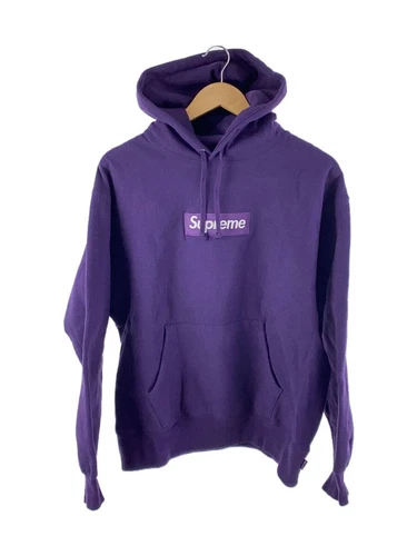 Sweat à capuche Supreme BOX logo violet S occasion