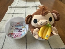 Snackles Series 2 Zuru Collectible Surprise Plush Rico the Monkey Dole Bananas