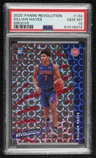 2020-21 Panini Revolution Rookies Groove Killian Hayes #134 PSA 10 GEM MT 5w7