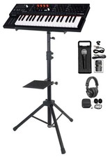 Arturia Minifreak 37-Key USB MIDI Polyphonic Synthesizer Stand Mic Headphones