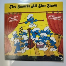 Sessions Presents The Smurfs All Star Show Record Vinyl The Smurfs VTG Pressing