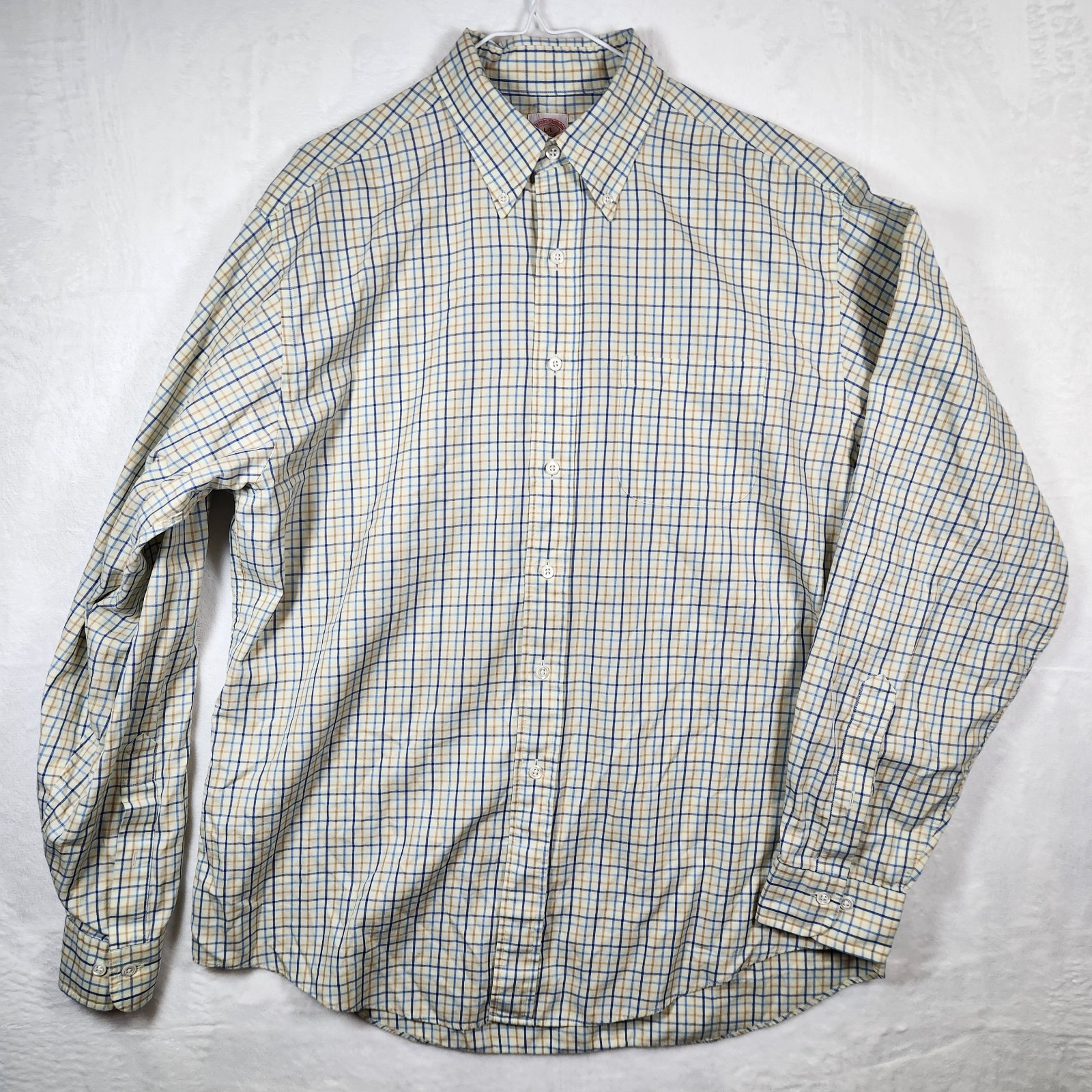 Brooks Brothers Multicolor Checked Button Down Sh… - image 1