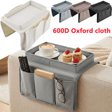 Sofa Chair Arm Rest Organiser Tray Armchair Caddy Storage Holder 4 Tidy Pockets