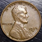 1939 D Lincoln Wheat Penny 1c US Coin Denver Mint