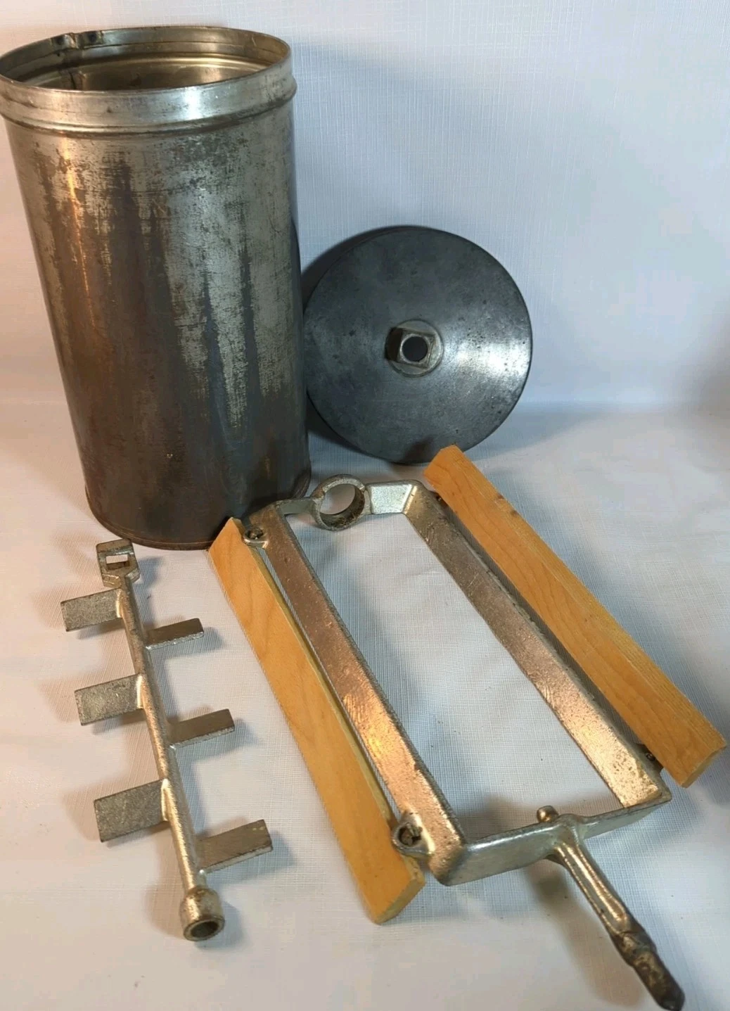 White Mountain Ice Cream Freezer Maker Vintage Triple Motion 6 38ALU