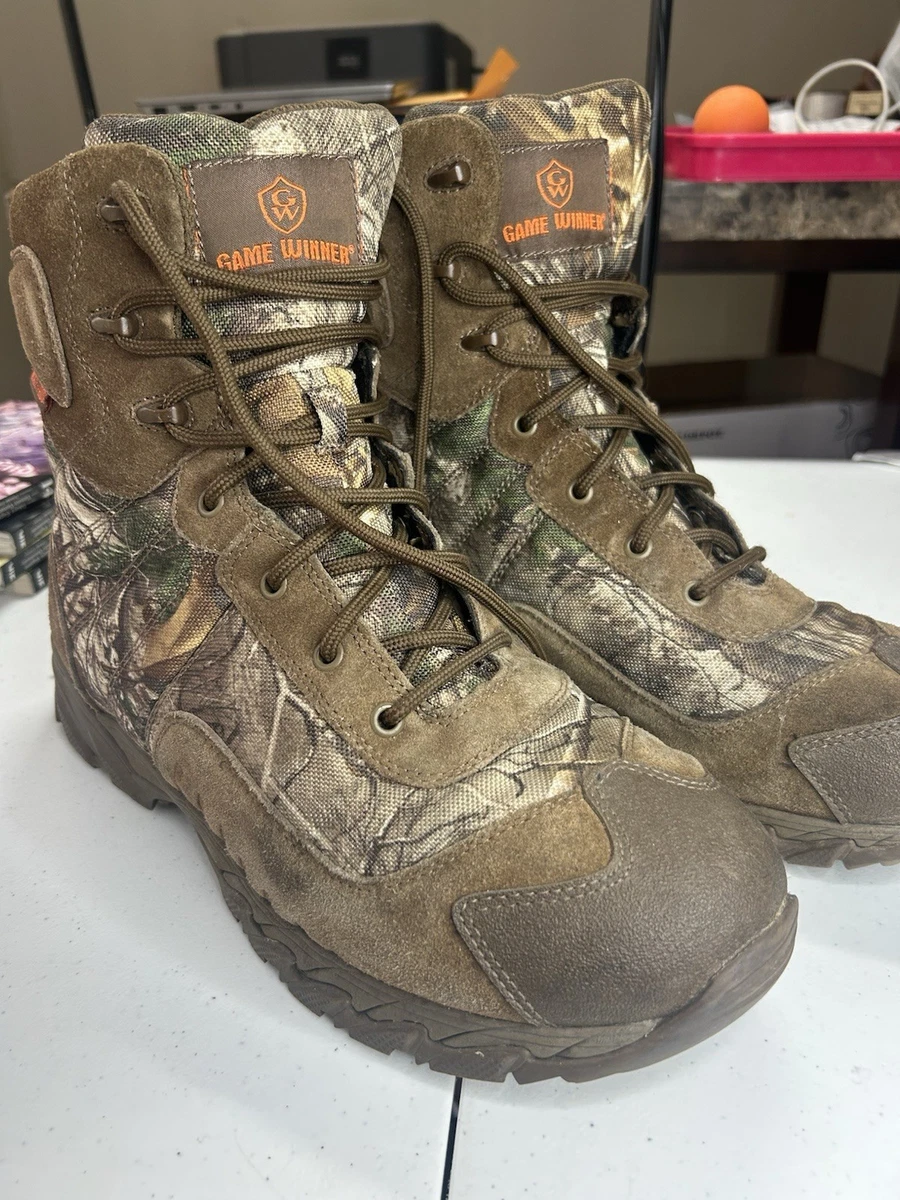 Game Winner Hunting Boots Mens 12D Camo Good Waterproof 400g Thinsulate Realtree s-l400.jpg main image 4