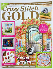 Cross Stitch Gold Magazine February March 2018 Cats Dog Flowers Unicorn