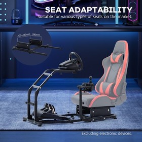 Supllueer Racing Simulator Cockpit Wheel Stand Fit For Thrustmaster Logitech G29