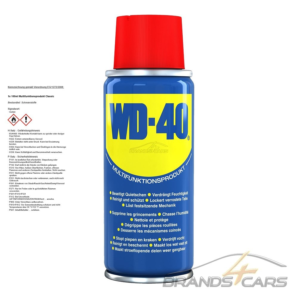 WD-40® 100Ml Multifunktionsprodukt Classic MultifunktionsÖL VielzweckÖL 49001-image