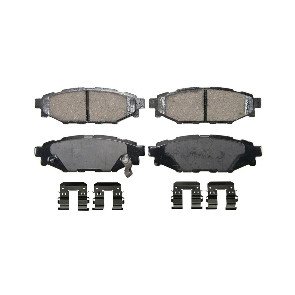 Juego de pastillas de freno de disco delanteras traseras para Subaru Legacy 2006-2012 Foto 3 de 4