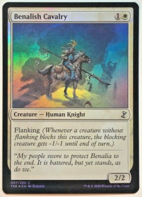MTG Benalish Cavalry Time Spiral Remastered 007/289 Foil Common