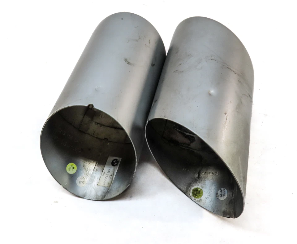 BMW X5 (F15) 2016 3,0 L TURBO N55 trasero izquierdo derecho escape silenciador punta juego de 2 Foto 4 de 4