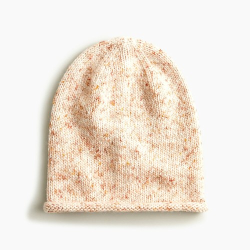 J Crew Marled Knit Slouchy Beanie Hat 