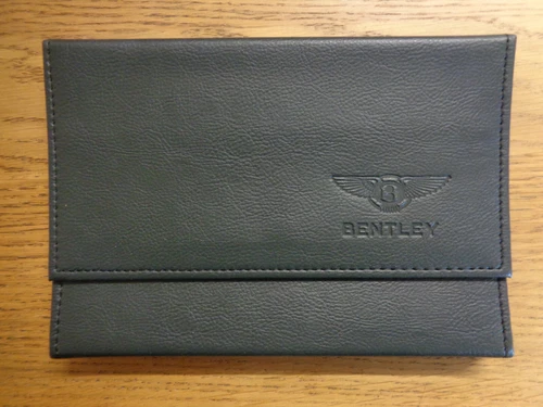Bentley NEW Owners Handbook/Manual Wallet