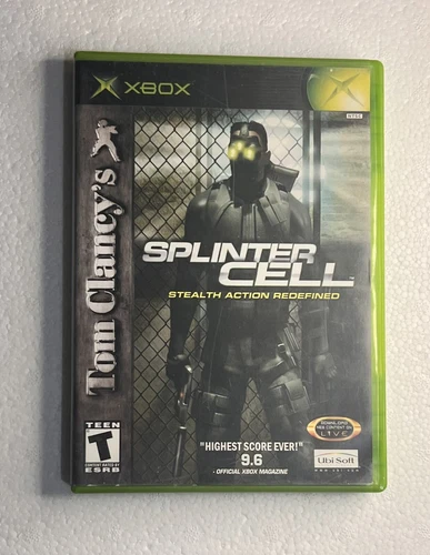 Tom Clancy's Splinter Cell (Microsoft Xbox, 2002) CIB COMPLETE TESTED WORKS