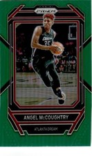 2023 Panini Prizm WNBA Green #75 Angel McCoughtry Prizm Atlanta Dream