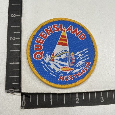 Vtg QUEENSLAND Australia Wind Surf Patch 13RD