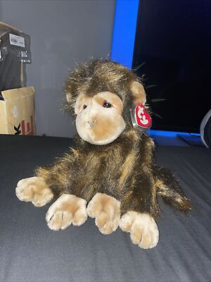 Ty Beanie: 1998 Cha Cha The Monkey - W/ Protected Swing Tag - Rare/Retired 12  
