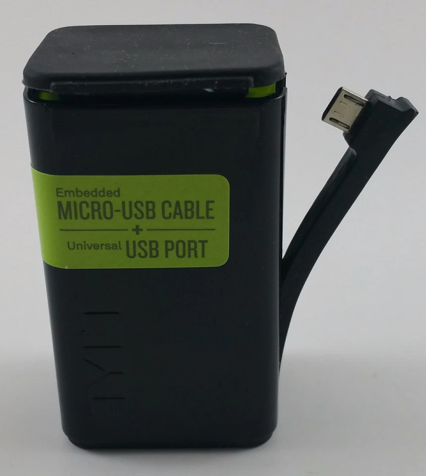 Batería TYLT POWERPLANT 5200mAh con brazo de carga micro USB y puerto USB Foto 2 de 3