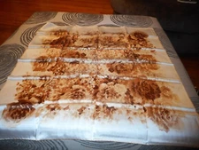 Vintage Scraf Brown Hand Rolled