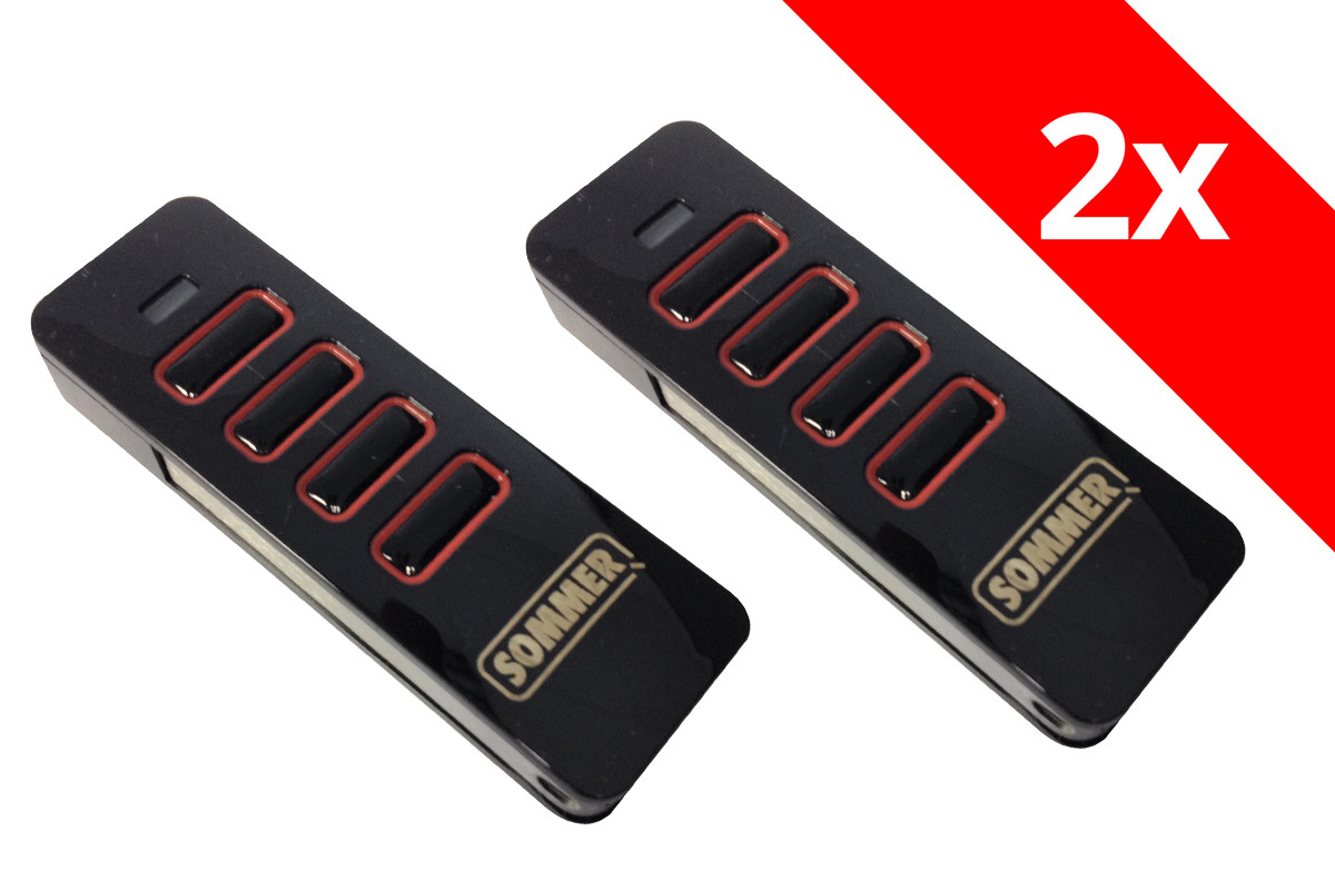 3 x Zomer handzender Pearl 4018 4018V000 TX55-868-4 draadloze zender garagedeur