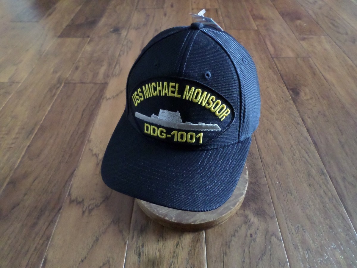 USS Michael Monsoor DDG 1001 帽子 USS MICHAEL MONSOOR DDG-1001 NAVY SHIP HAT US MILITARY