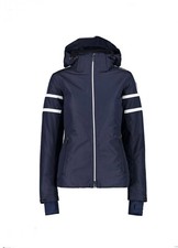 New Cmp Womens Jacket Navy Zip Hood 31 W0056 Size Xl