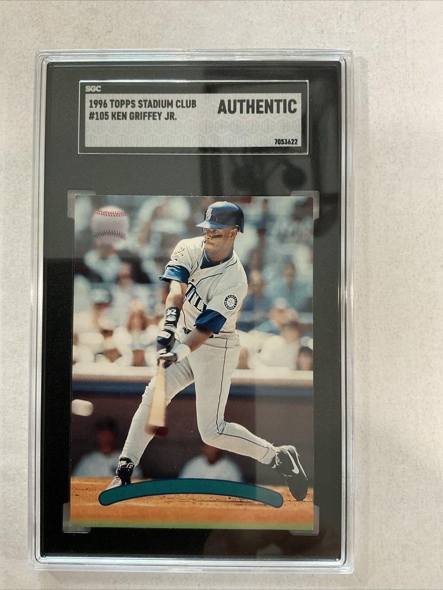 1996 Topps Stadium Club Ken Griffey Jr #105 HOF (Error No Foil