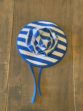 Hanna Andersson Baby's Multicolored White  Blue Bucket Swim Hat Size: XXS