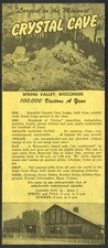 Crystal Cave, Spring Valley Wisconsin, undated brochure possibly from the 1970s