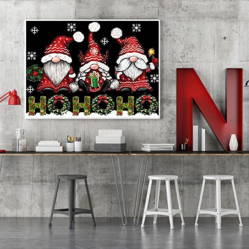 Wallphantom Noël Peinture Par Numero Adulte DIY Peinture à L'huile