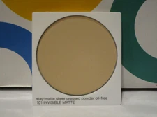 CLINIQUE ~ STAY MATTE SHEER PRESSED POWDER ~ # 101 INVISIBLE MATTE~ BLISTER PACK