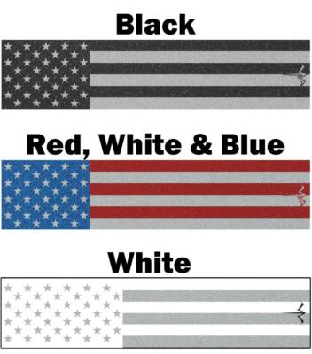 White Water Archery Whiteout American Flag Skull Arrow Wraps (15-Pack)