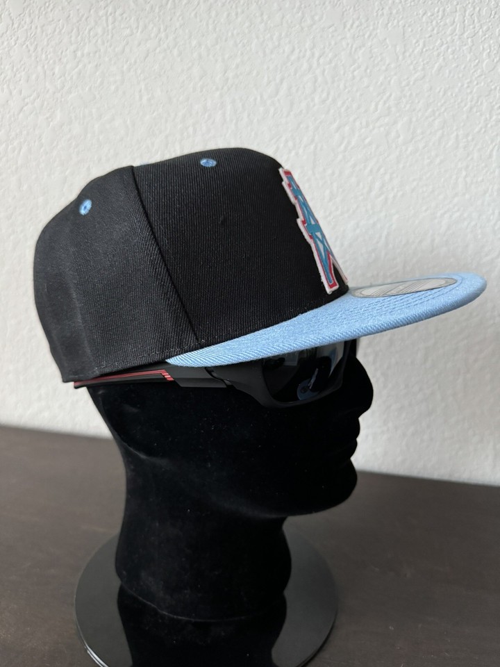 Cappello Snapback NFL Houston Oilers Retro: Bianco E Rosso, Logo Antico, Taglia Unica Adulto - Foto 2