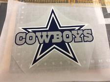 Dallas Cowboys Star Football Ready Press 10"x11" Heat Transfer Sheet For Shirt