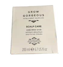Grow Gorgeous Intelligent Hair are Scalp Care Detox Scrub 6.7 Oz exfoliant New