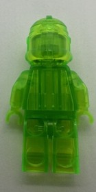 RARE Lego Star Wars Trans Green Clone Trooper - Prototype Minifigure [8014]