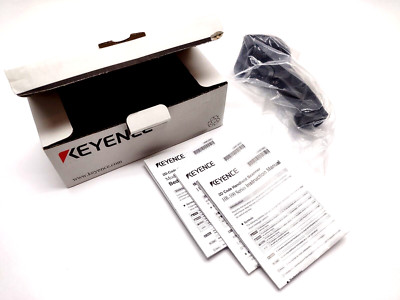 Keyence HR-100 Rev. P Handheld Code Reader, Wired Connection, Red LED
