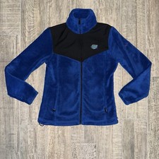 Columbia Blue Florida Gators Swamp UF Women's Zippered Fleece Jacket Size S EUC