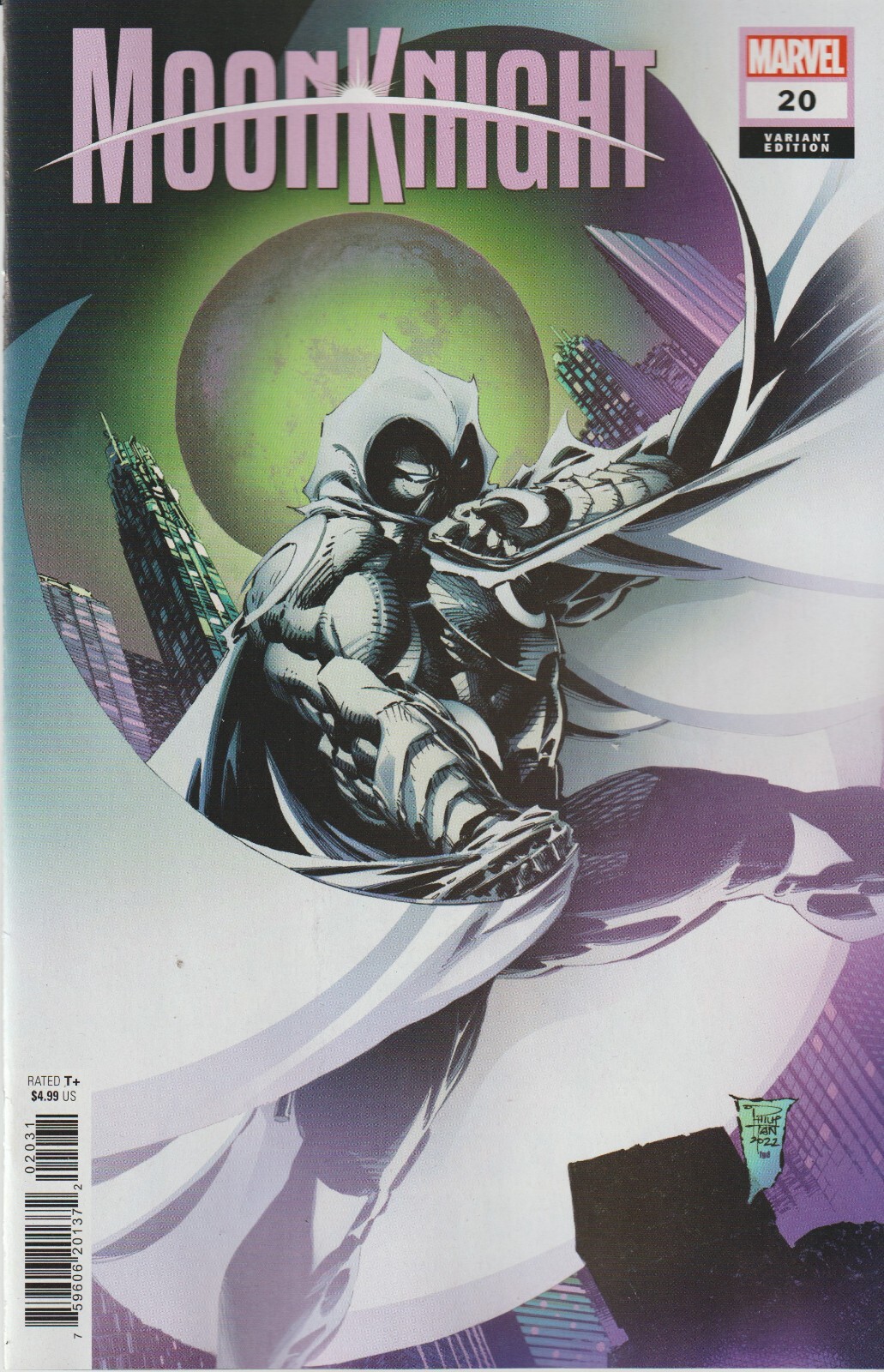MARVEL COMICS MOON KNIGHT #20 APRIL 2023 TAN VARIANT 1ST PRINT NM